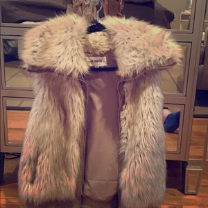 Faux fur vest